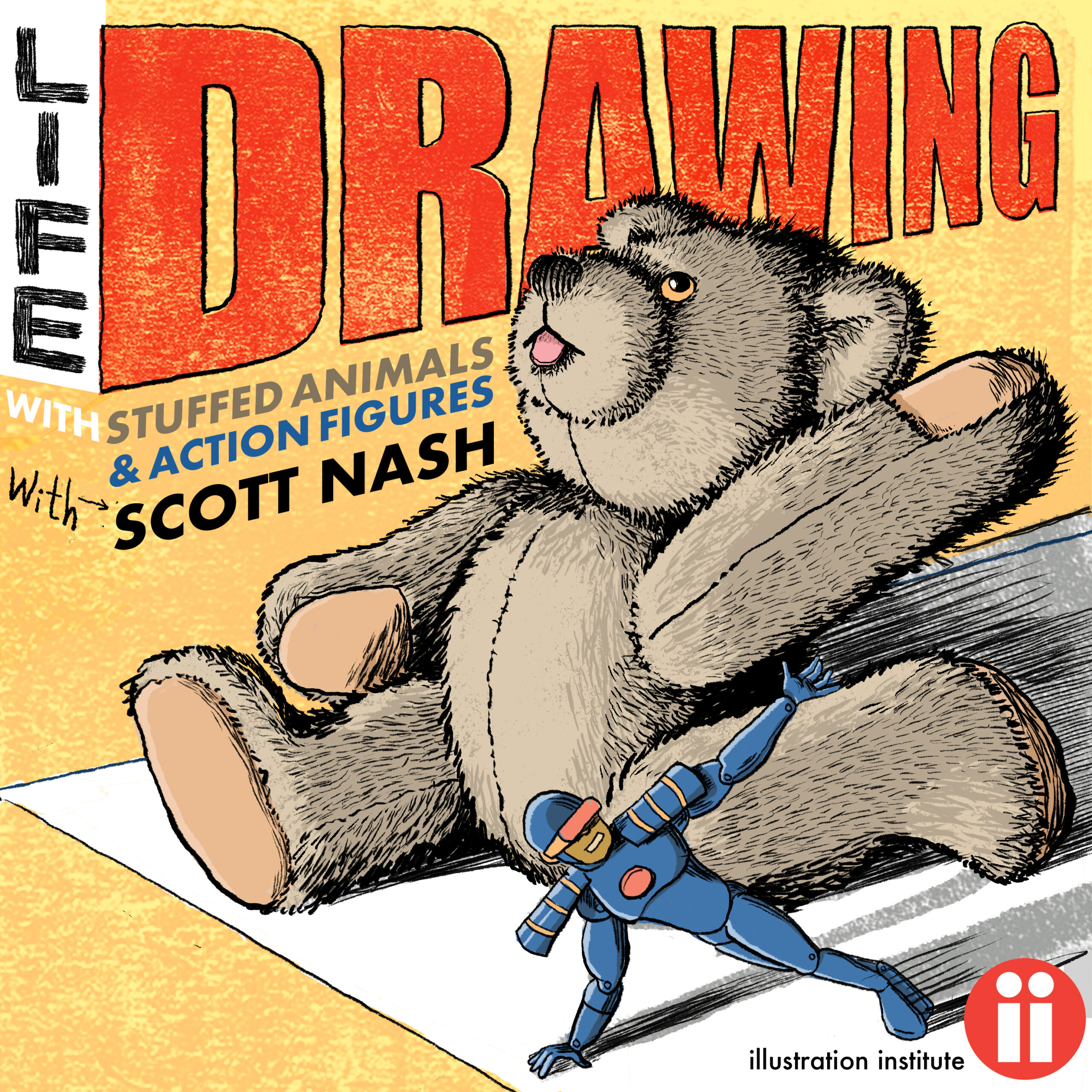 Life Drawing With Stuffed Animals And Action Figures Waterville Creates