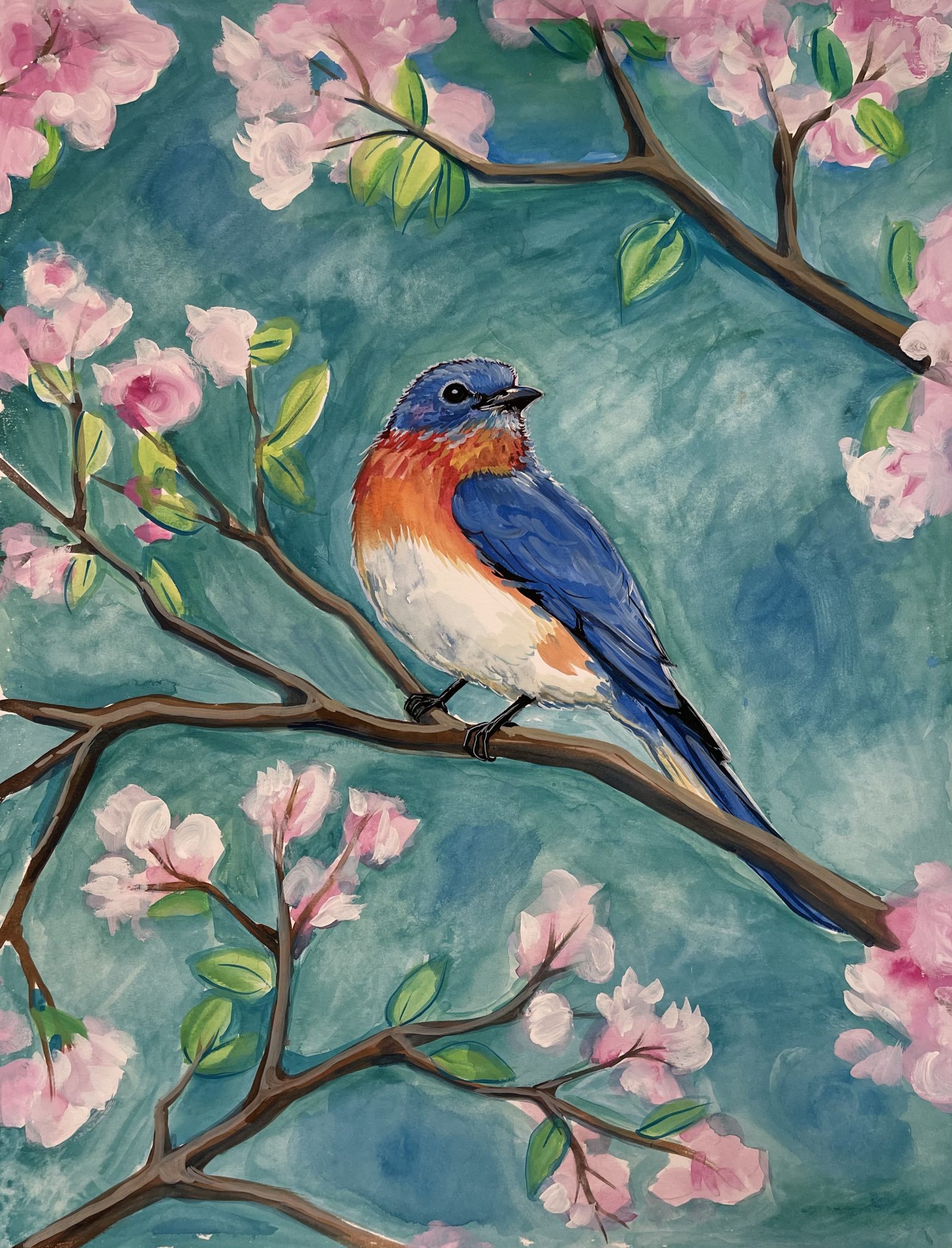 Watercolor Of The Seasons: Birds And Blooms - Waterville Creates